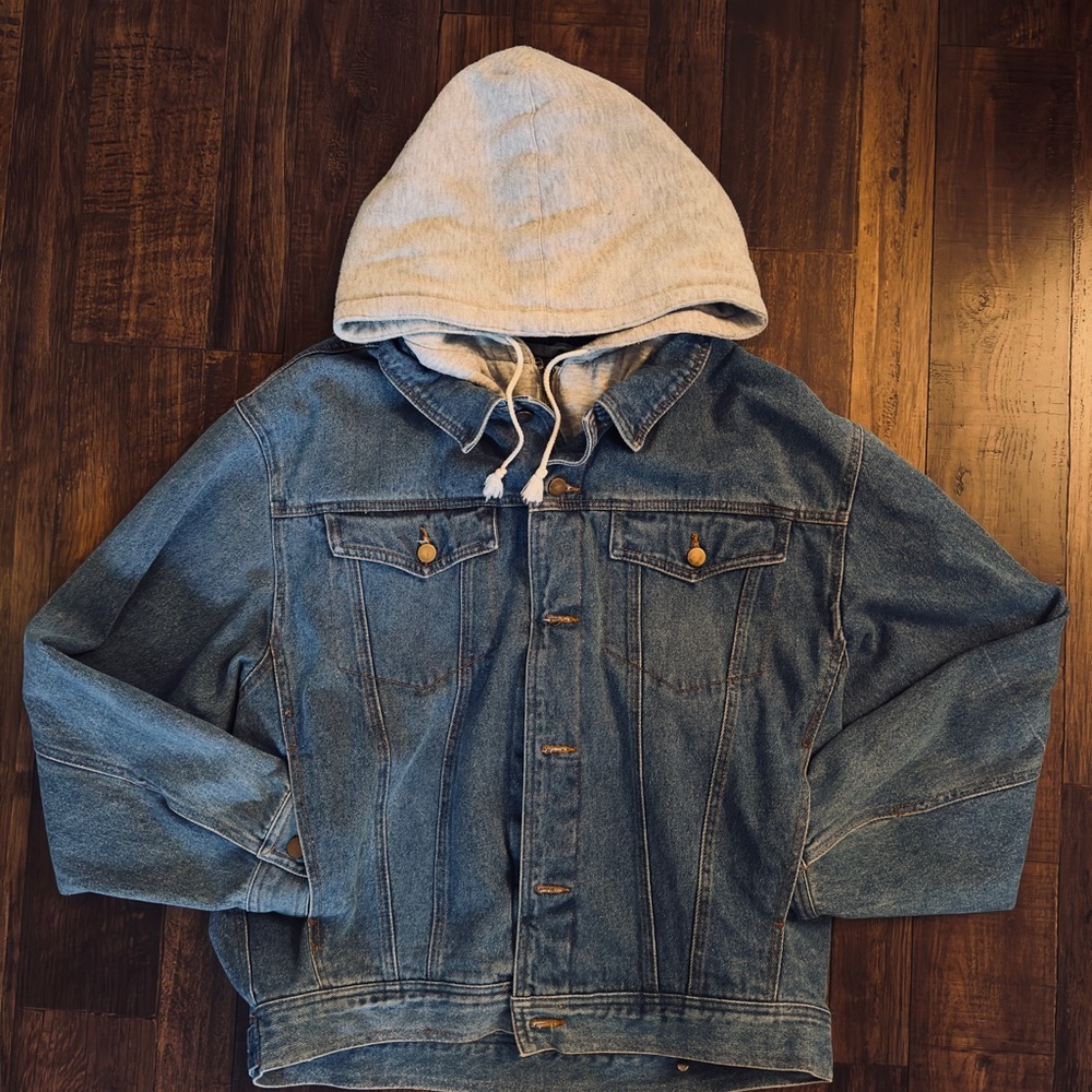 Synergy Hooded Denim Jacket